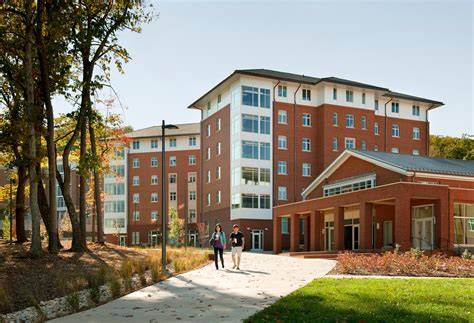 The exterior view of student housing at the University of Pittsburgh
