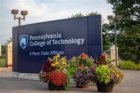 A club meeting taking place at Pennsylvania College of Technology.