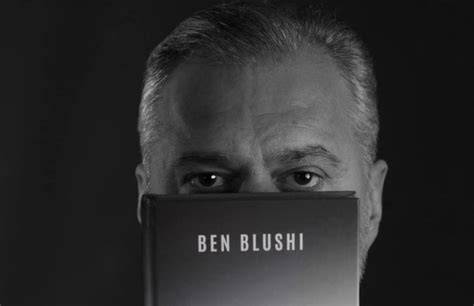 an open Ben Blushi book showing text and notes on the side