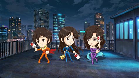 The Kisugi sisters in a tense scene as Cat's Eyes thieves