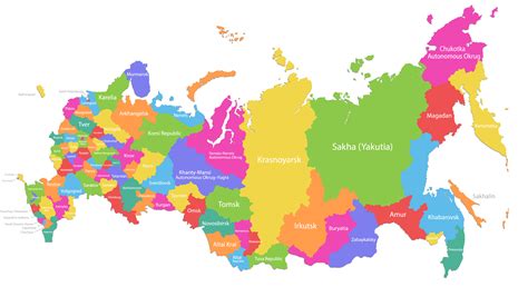 An infographic comparing governorates and oblasts in Russia, highlighting their differences.