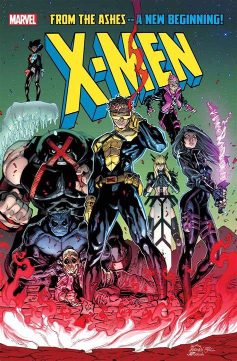 A cover of the X-Men comic book showcasing The Brood Saga