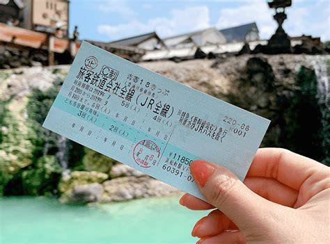 A visual comparison showing the cost savings between regular train fares and the Seishun 18 Ticket.