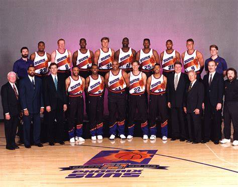 The 1992–93 Phoenix Suns playing against the Seattle SuperSonics on Christmas Day.