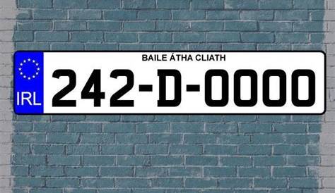 Understanding Vehicle Registration Plates in Ireland