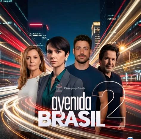 the main cast members gathered for a scene in Avenida Brasil 2